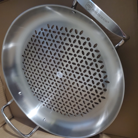 Princess House Stainless Steel Colander - Picture 1 of 1
